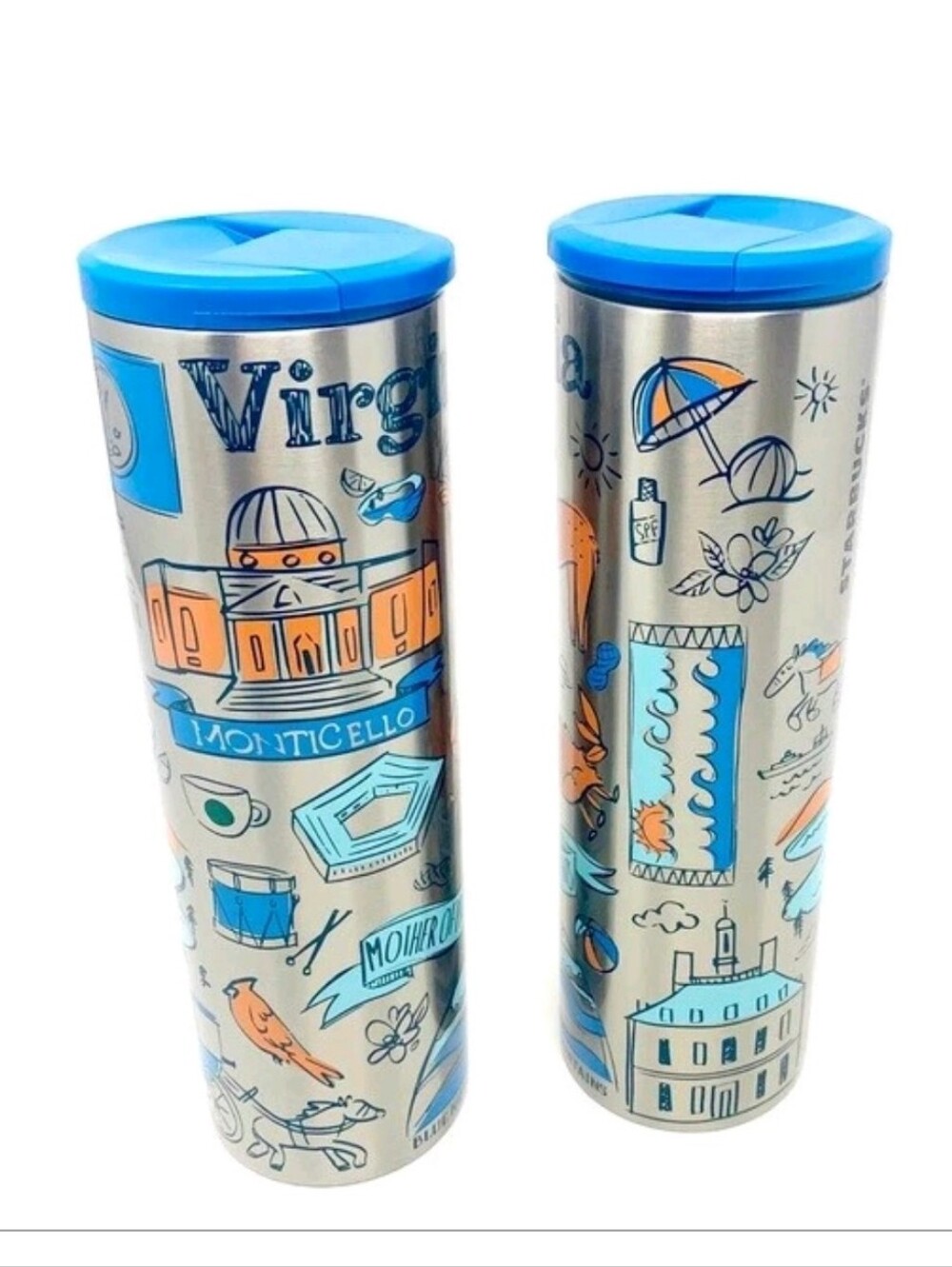 Starbucks Virginia Been There Series Tumbler 16 Oz